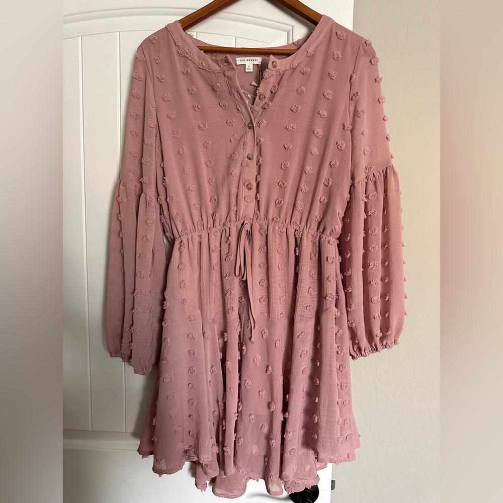 Women’s Blush babydoll dress